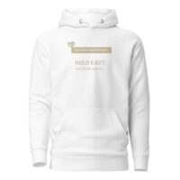 unisex-premium-pullover-hoodie-white-front-6a151a1f7f315.jpg Hold kæft und lächel einfach. — Borderland Hoodie