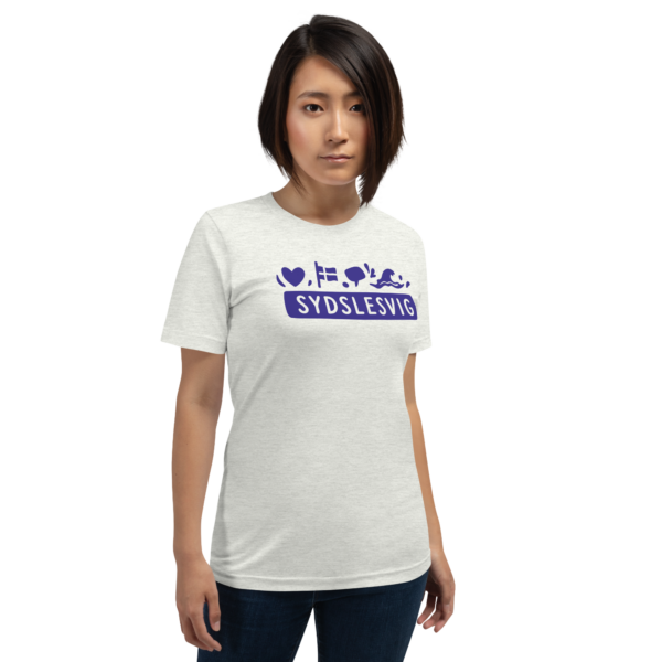 unisex-staple-t-shirt-ash-front-6a06dc7d71810.png Sydslesvig in vier Symbolen – T-Shirt