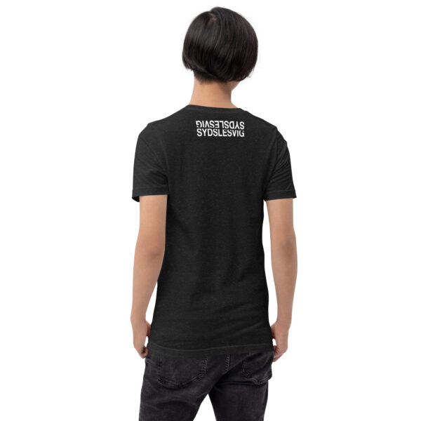 unisex-staple-t-shirt-black-heather-back-6a13da5ef1508.jpg SYDSLESVIG. — Mirror Backprint Tee