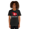 unisex-staple-t-shirt-black-heather-front-6a0703b4874e5.jpg Vi gør Danmark lidt større – Sydslesvig T-Shirt
