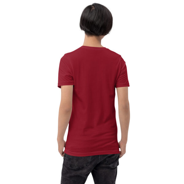 unisex-staple-t-shirt-cardinal-back-6a06f6bda3a1b.jpg Skyline Nordfraschlönj – T-Shirt Nordfriesland