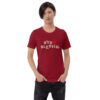 unisex-staple-t-shirt-cardinal-front-6a13da5ef014f.jpg SYDSLESVIG. — Mirror Backprint Tee