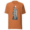 unisex-staple-t-shirt-heather-autumn-front-6a083c2224ad9.jpg Möwe auf dem Sydslesvig-Poller – T-Shirt