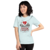 unisex-staple-t-shirt-heather-ice-blue-front-6a06bcc5cf89c.png Dansk i hjertet – T-Shirt Sydslesvig