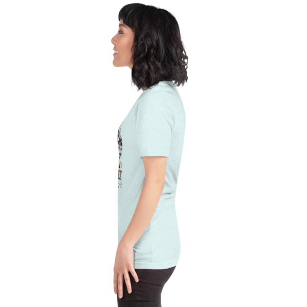 unisex-staple-t-shirt-heather-ice-blue-left-6a06bcc5d1dd8.png Dansk i hjertet – T-Shirt Sydslesvig