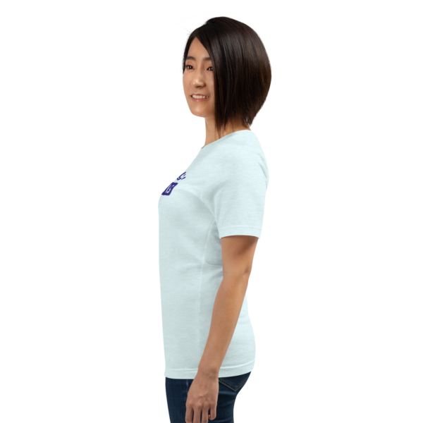 unisex-staple-t-shirt-heather-ice-blue-left-6a06dc7d764f0.png Sydslesvig in vier Symbolen – T-Shirt