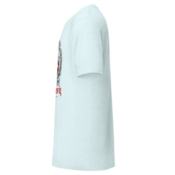 unisex-staple-t-shirt-heather-ice-blue-left-6a06e8682ec1c.jpg Vild med Sydslesvig – T-Shirt