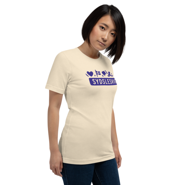 unisex-staple-t-shirt-heather-natural-right-front-6a06dc7d7a90c.png Sydslesvig in vier Symbolen – T-Shirt
