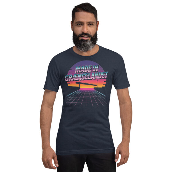 unisex-staple-t-shirt-heather-navy-front-6a0707610aea6.jpg Made in Grænselandet – T-Shirt