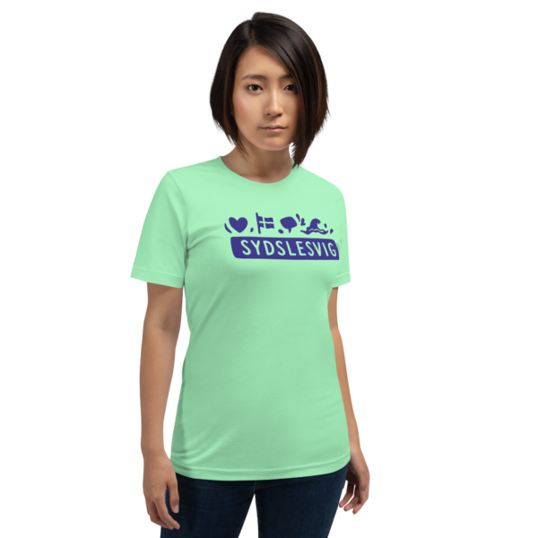 unisex-staple-t-shirt-mint-front-6a06dc7d7390e.png Sydslesvig in vier Symbolen – T-Shirt