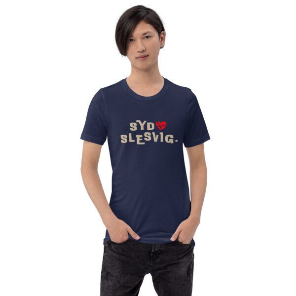 unisex-staple-t-shirt-navy-front-6a13da5ef0272.jpg SYDSLESVIG. — Mirror Backprint Tee