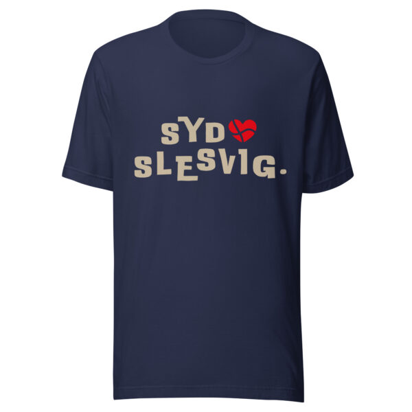unisex-staple-t-shirt-navy-front-6a13da5ef2ca7.jpg SYDSLESVIG. — Mirror Backprint Tee