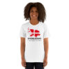 unisex-staple-t-shirt-solid-white-blend-front-6a07026a2c2b9.jpg Vi gør Danmark lidt større – Sydslesvig T-Shirt