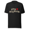 unisex-staple-t-shirt-vintage-black-front-6a13da5ef2e7f.jpg SYDSLESVIG. — Mirror Backprint Tee