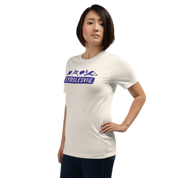 unisex-staple-t-shirt-vintage-white-left-front-6a06dc7d777be.png Sydslesvig in vier Symbolen – T-Shirt