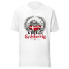 unisex-staple-t-shirt-white-front-6a06e8682bd36.jpg Vild med Sydslesvig – T-Shirt