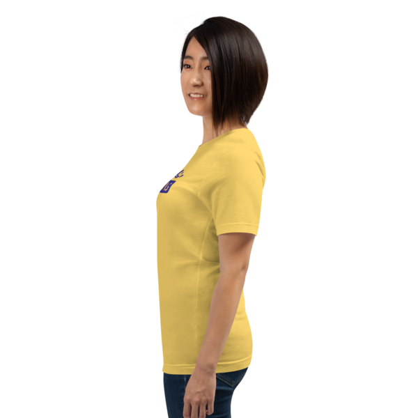unisex-staple-t-shirt-yellow-left-6a06dc7d763e3.png Sydslesvig in vier Symbolen – T-Shirt