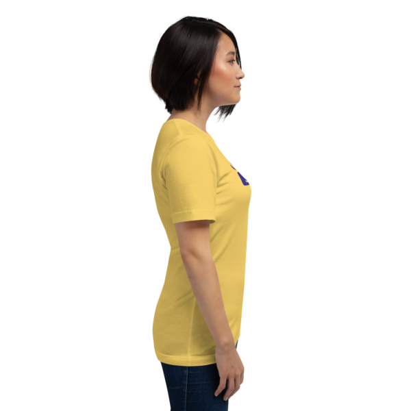 unisex-staple-t-shirt-yellow-right-6a06dc7d78f86.png Sydslesvig in vier Symbolen – T-Shirt