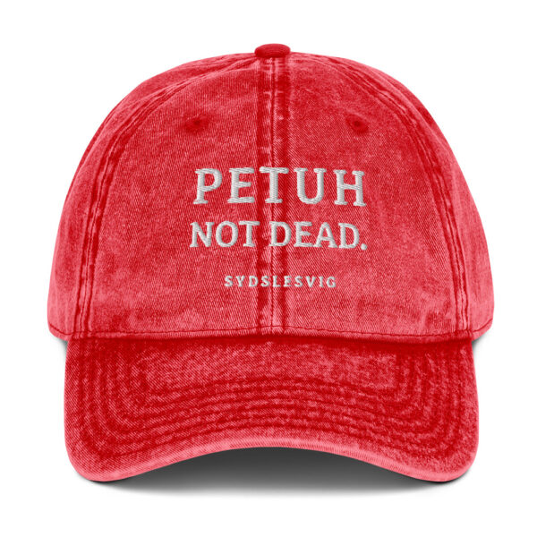 vintage-cap-red-front-6a132ac897f35.jpg PETUH. — Vintage Cap mit Hafenkante