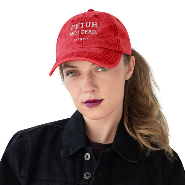vintage-cap-red-front-6a132ac8987d7.jpg PETUH. — Vintage Cap mit Hafenkante